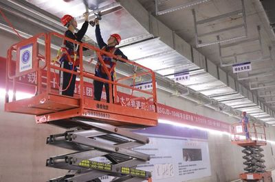 最新進展!太原地鐵1號線學府街東口站進入機電設(shè)備安裝施工階段